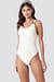 Ribbed O-ring Swimsuit