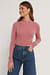 Ribbed Polo Cropped Knitted Sweater