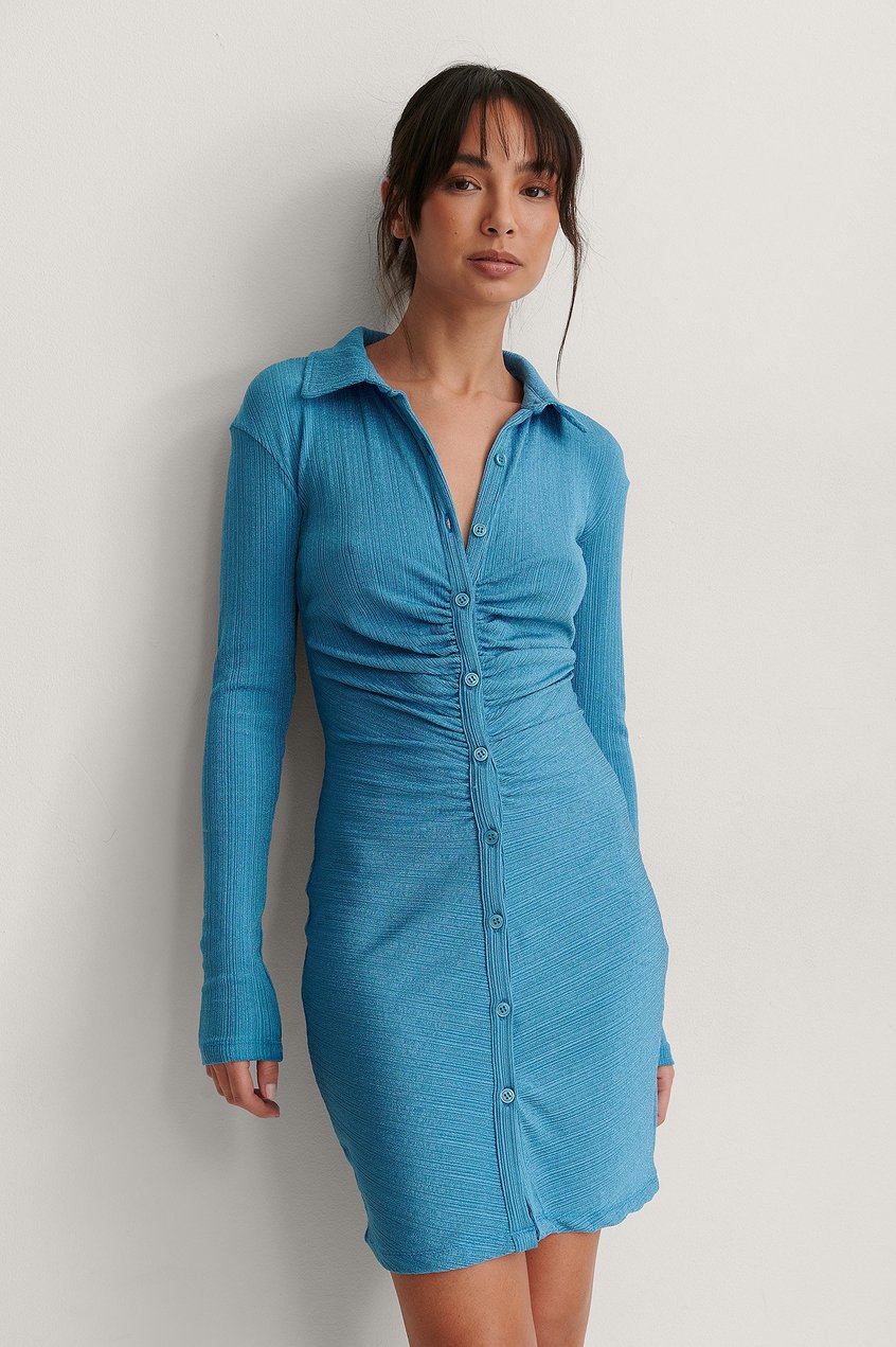 Kleider Alltagskleider | Kleid mit Knopfdetail - AS26642