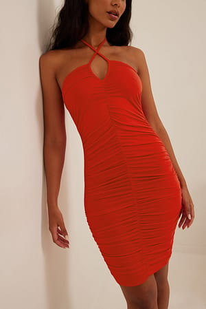 Womens Red Bodycon Dresses