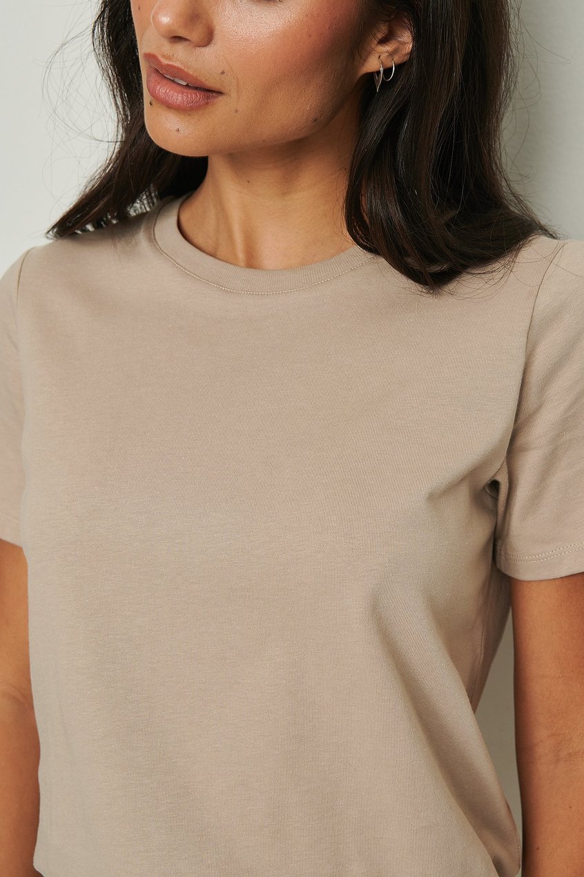 Oberteile Reborn Collection | T-Shirt mit rundem Ausschnitt aus Bio-Baumwolle - QM77046