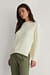 Round Neck Side Slit Knitted Sweater