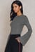 Round Neck Wide Sleeve Knitted Sweater