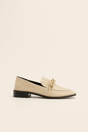 Butter Rounded Toe Loafers