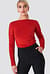 Ruched Sleeve LS Top
