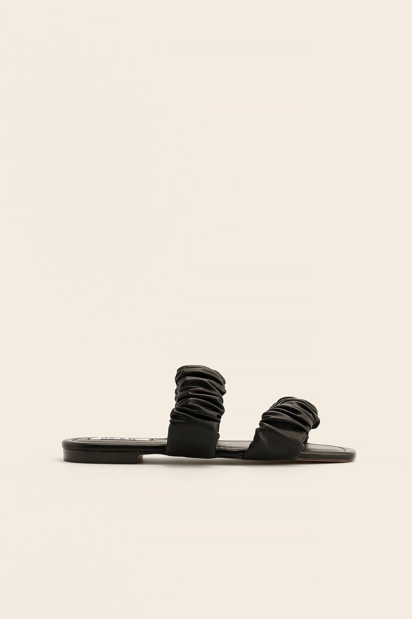 Chaussures Sandales plates | Sandales À Double Brides Volantées - JX81017