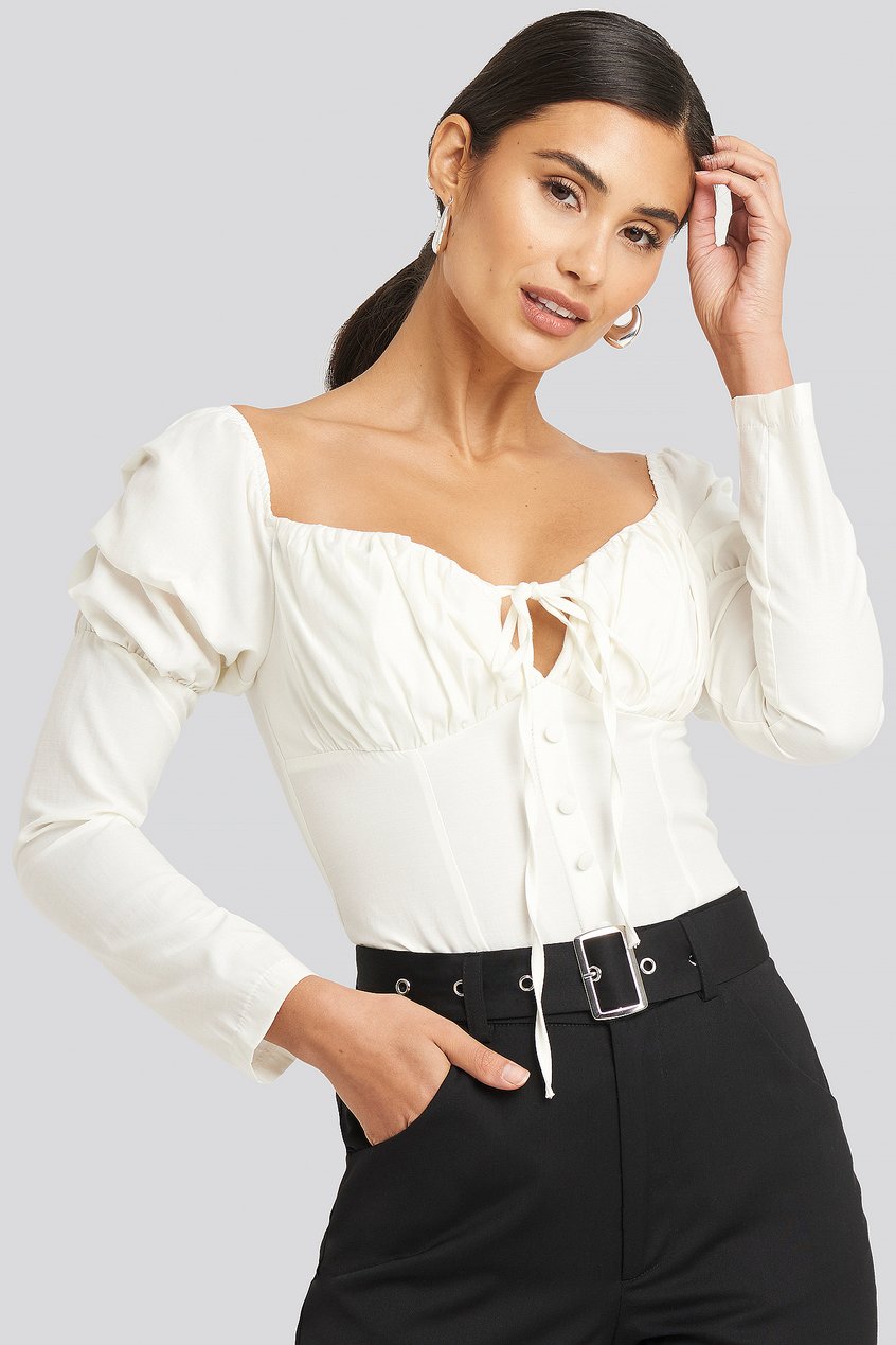 Chemises | Blouses Collections des influenceuses | Ruffle Cup Blouse - KF05440