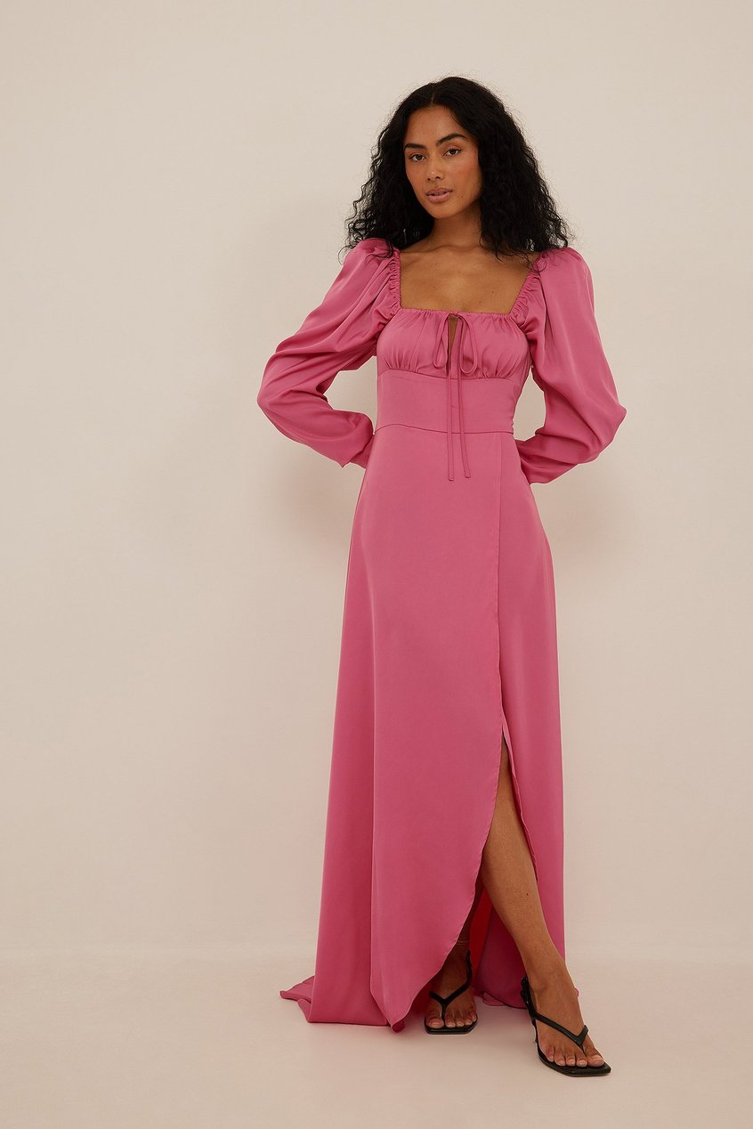 Vestidos Summer Maxi Dresses | Satin Maxi Dress - AB48702