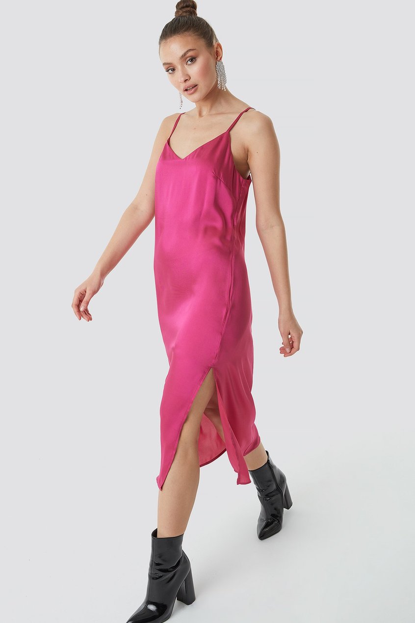 Kleider Partykleider | Satin Slip Dress - IA06801
