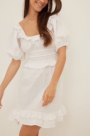 White Robe mini en coton