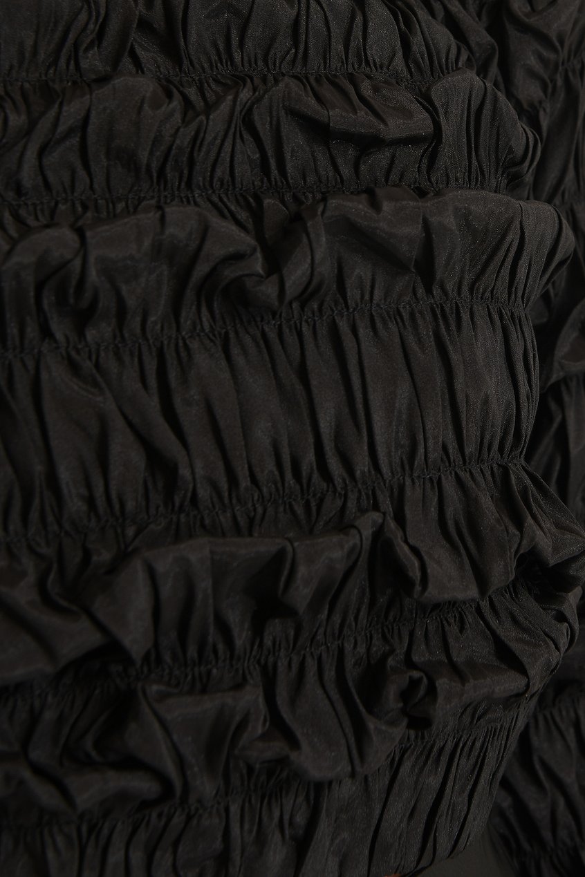 Oberteile Crop-Tops | Shirred Long Sleeve Top - SU37455
