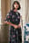 Short Sleeve Flower Printed Chiffon Dress