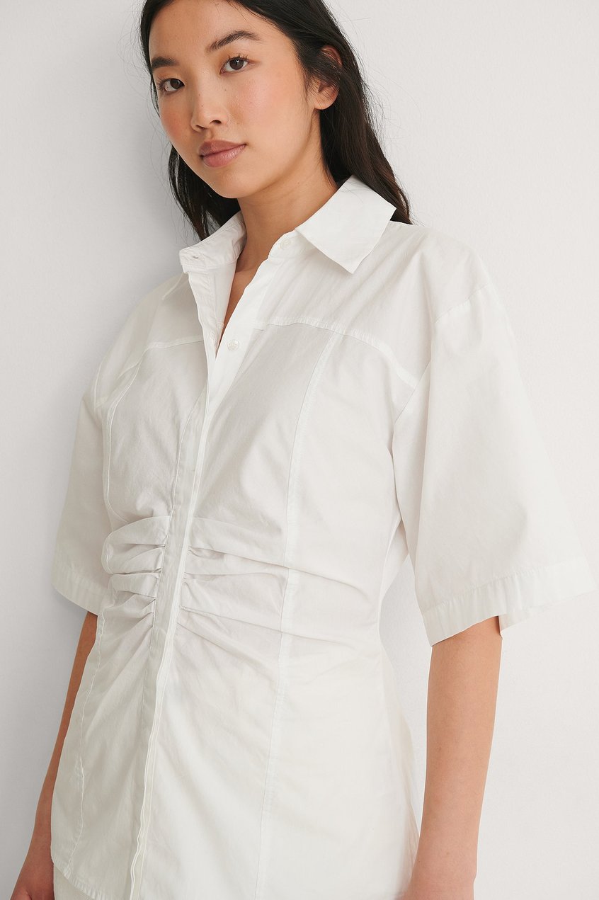 Camisas y blusas Shirts & Blouses | Short Sleeve Gathered Shirt - CI91308