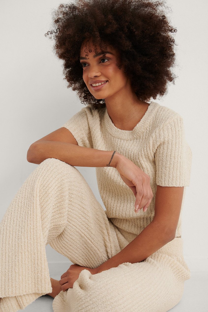 Reborn Collection Hauts en maille | Pull tricoté manches courtes - VV48724