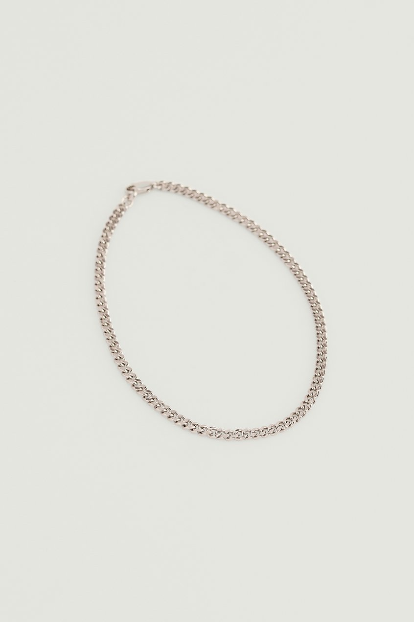 Accessoires Bracelets de cheville | Bracelet de cheville chaîne plaqué argent recyclé - HT31961