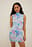 Sleeveless Printed Mini Dress