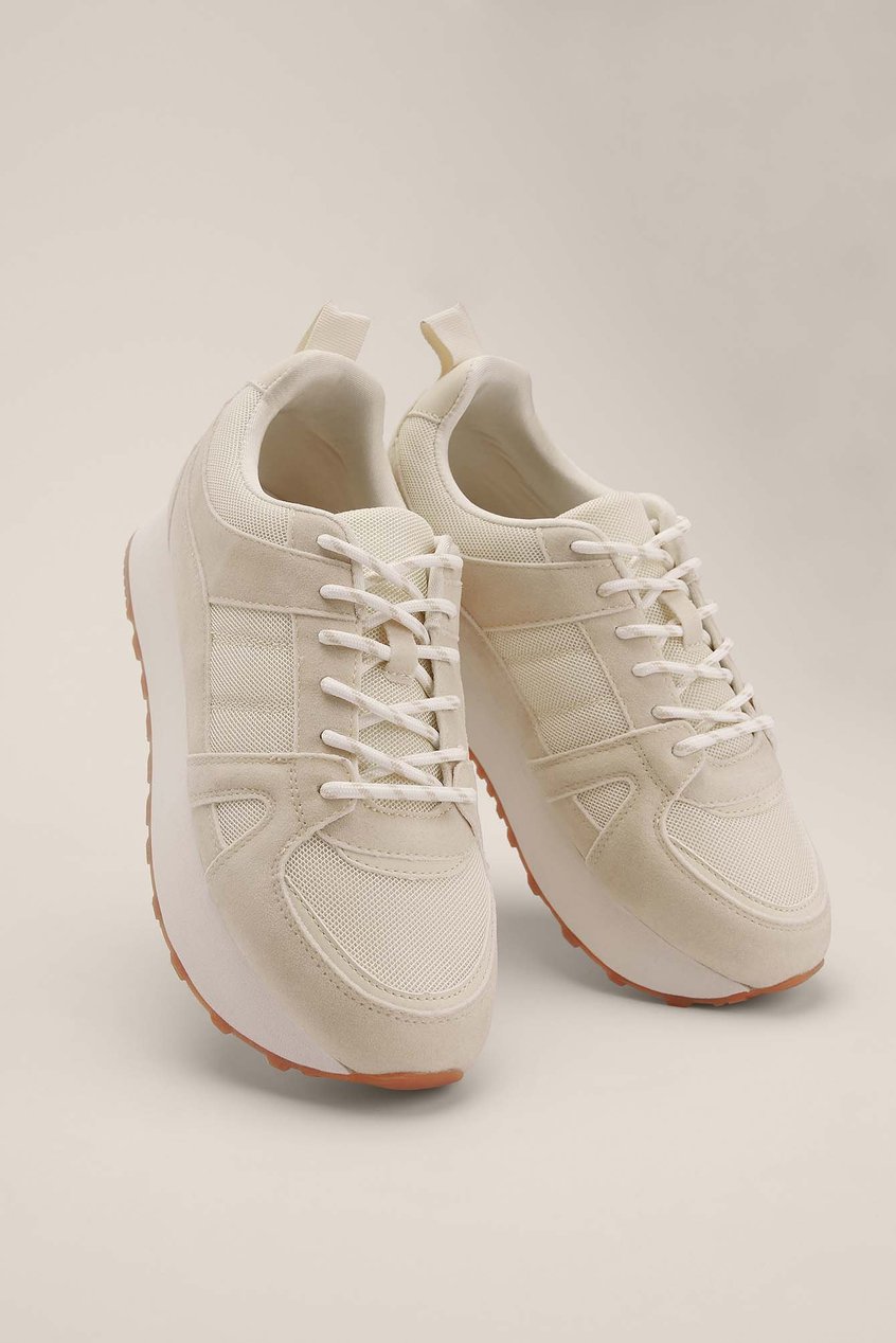 Zapatos Deportivas con plataforma | Slim Flatform Trainers - TX94817