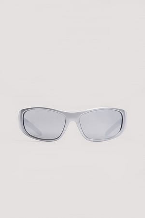 Silver Tunna wrap-solglasögon