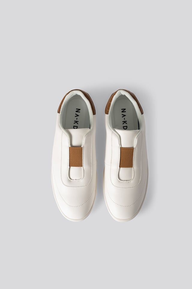 Slip In Trainers Offwhite/Butterrum