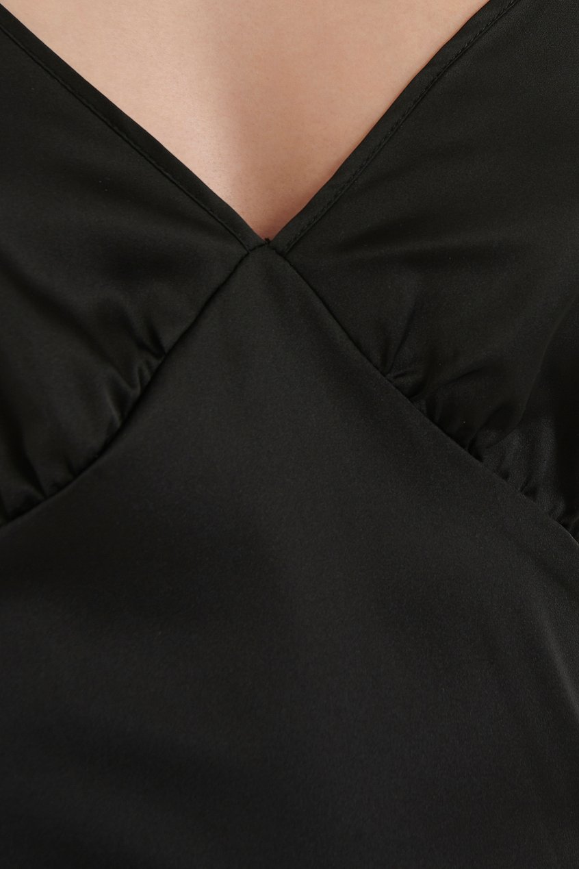 Kleider Silvesterkleider | Slip Satin Slit Dress - FX67009