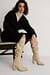 Slouchy Shaft Squared Toe Boots