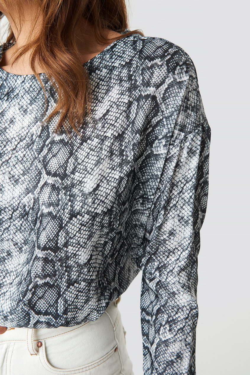 Hemden & Blusen Shirts & Blouses | Snake Print Blouse - QU96587