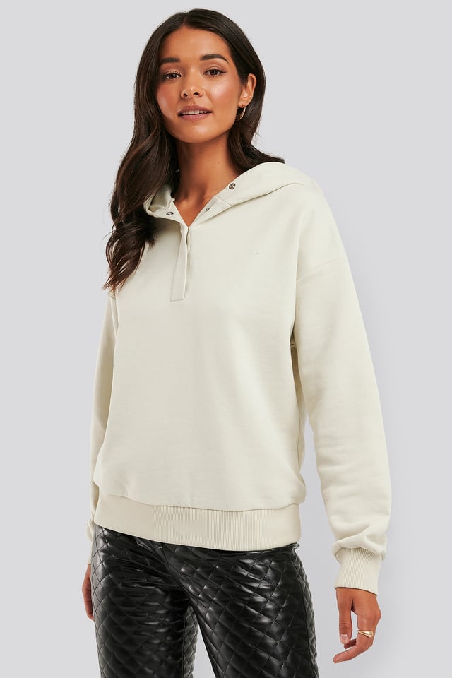 Huppari Detaljeilla Grey