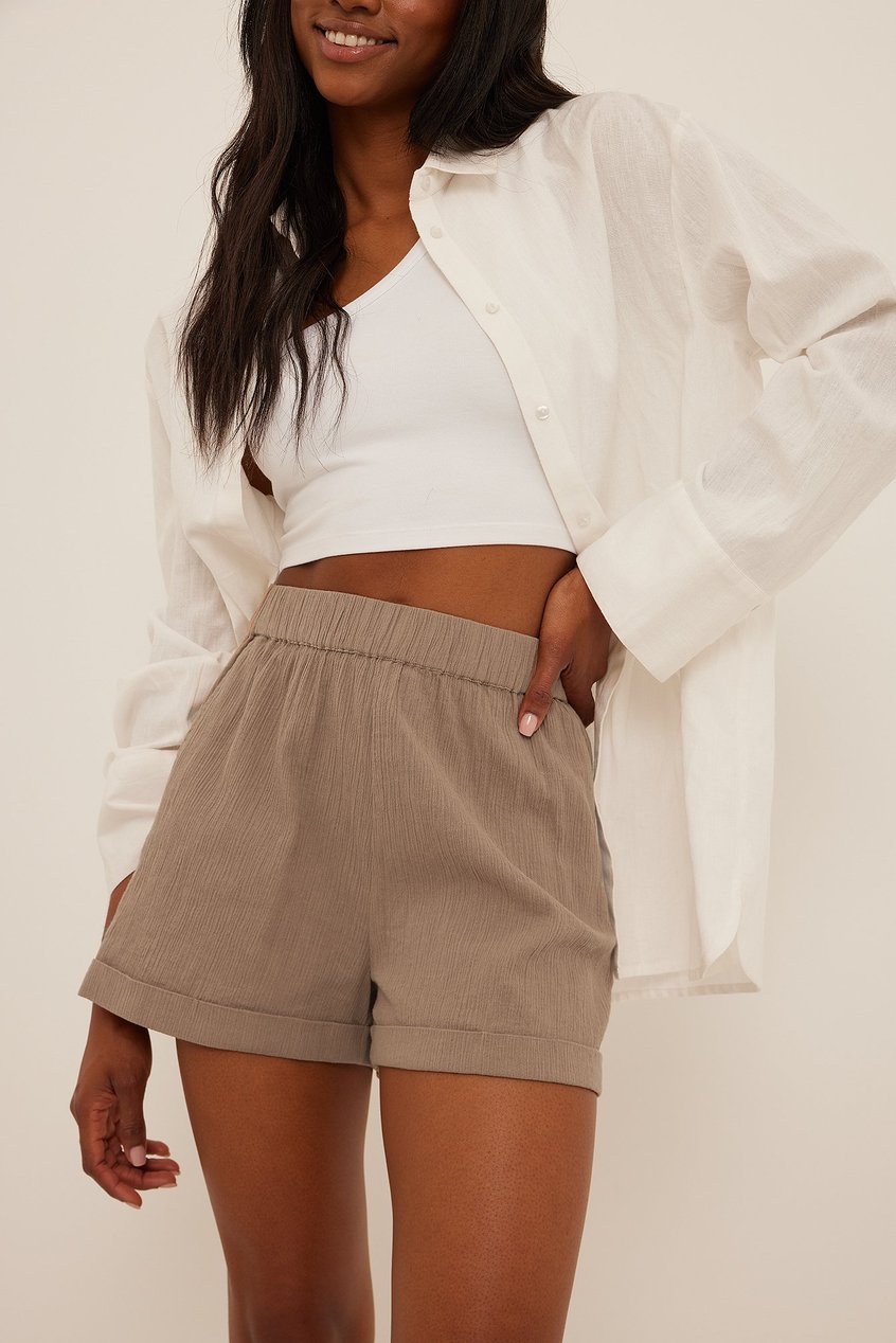 Shorts Shorts | Shorts mit elastischem Taillenbund aus weicher Baumwolle - YY43399