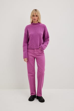 Soft Knitted Sweater Outfit