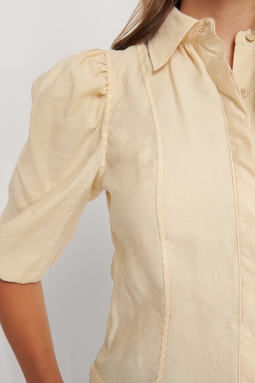 Hemden & Blusen Shirts & Blouses | Hemdbluse mit Puffärmeln - DC17213