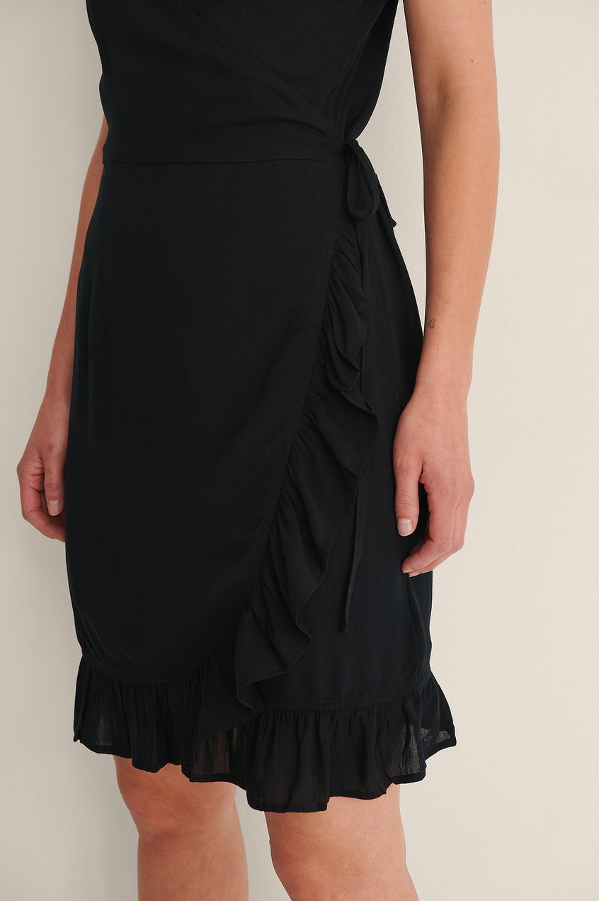 Vestidos Little Black Dress | Vestido mini envolvente - NG51501