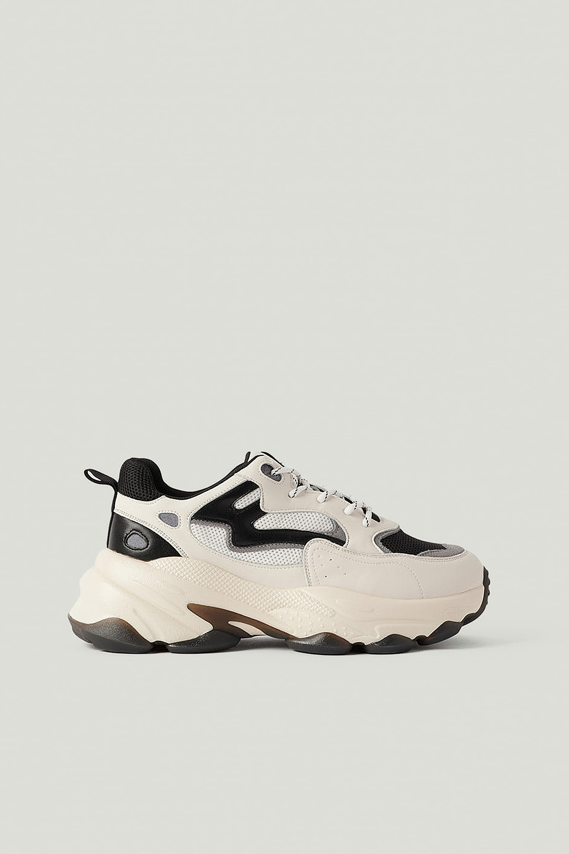 Chunky sneakers met contrastdetail Veelkleurig | NA-KD