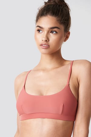 Pink Terracotta Bikini-Oberteil