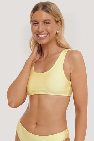 Yellow Haut de bikini