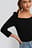 Square Neck Puffy Sleeve Top