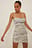 Mini-jurk met vierkante halslijn