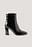 Squared Toe Patent Boots