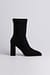 Squared Toe Soft Ankle Boots