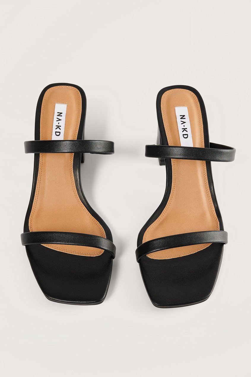 Schuhe Sandalen | Squared Two Strap Sandals - SM64502
