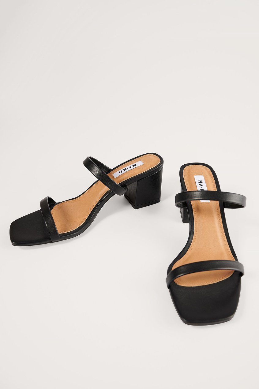 Schuhe Sandalen | Squared Two Strap Sandals - SM64502