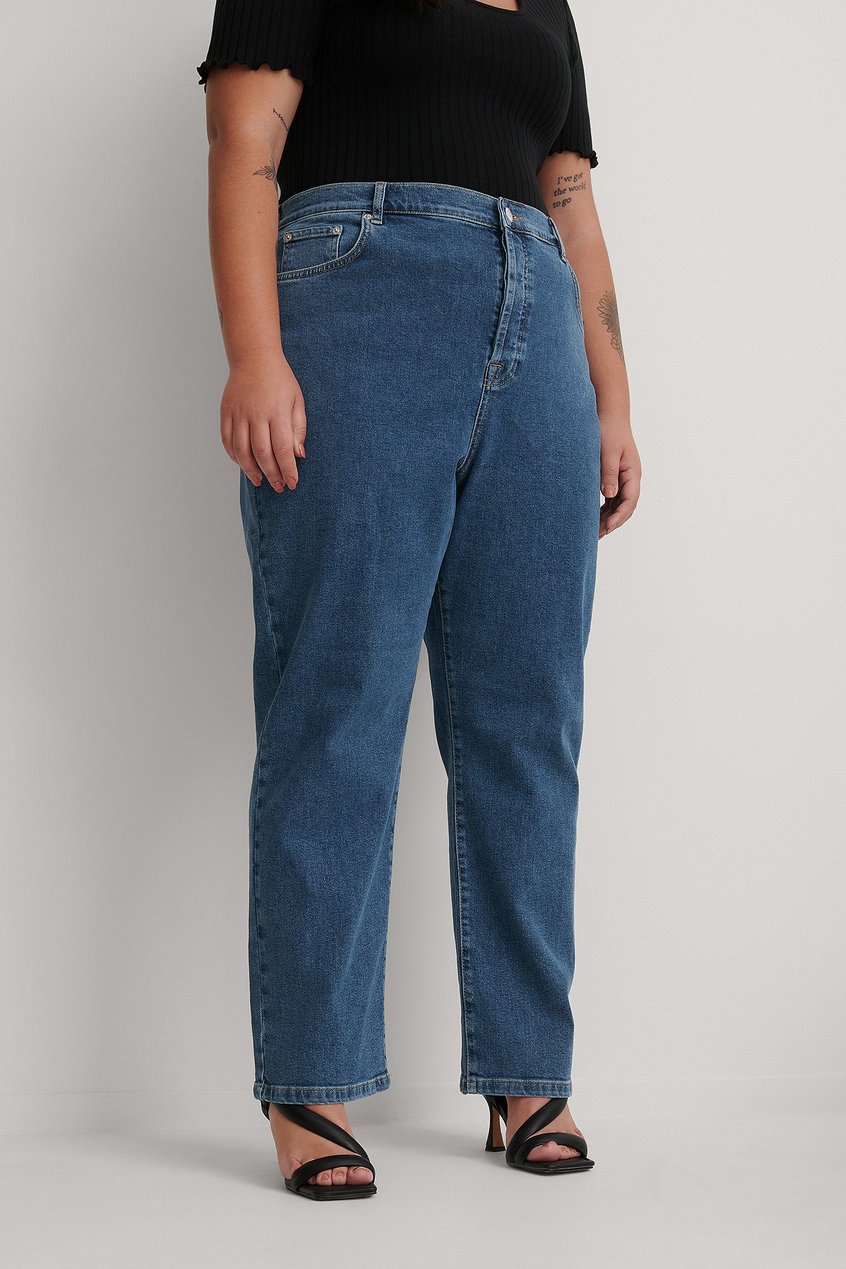 Jeans Reborn Collection | Organische Gerade Jeans mit hoher Taille - EP86616