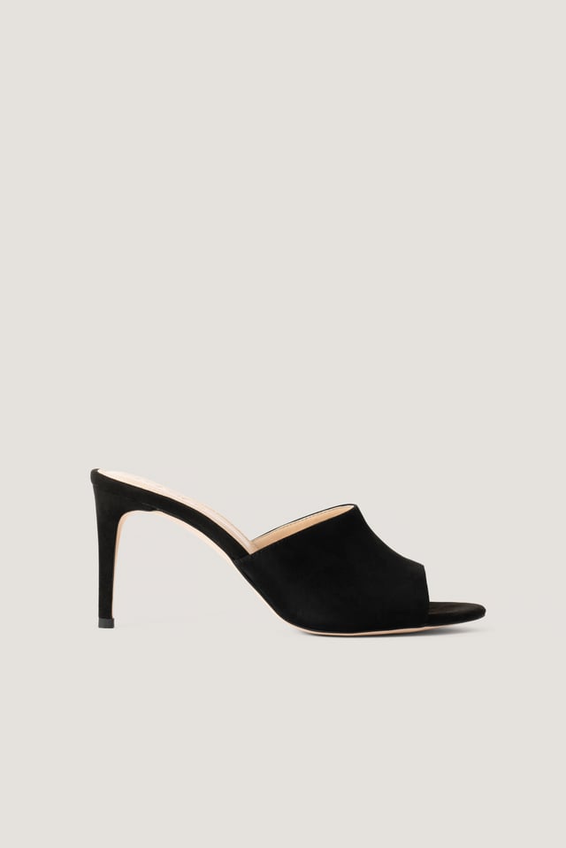Stiletto Mules Black