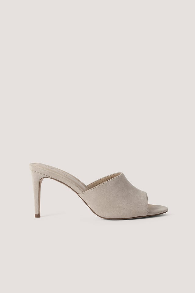Stiletto Mules Nude