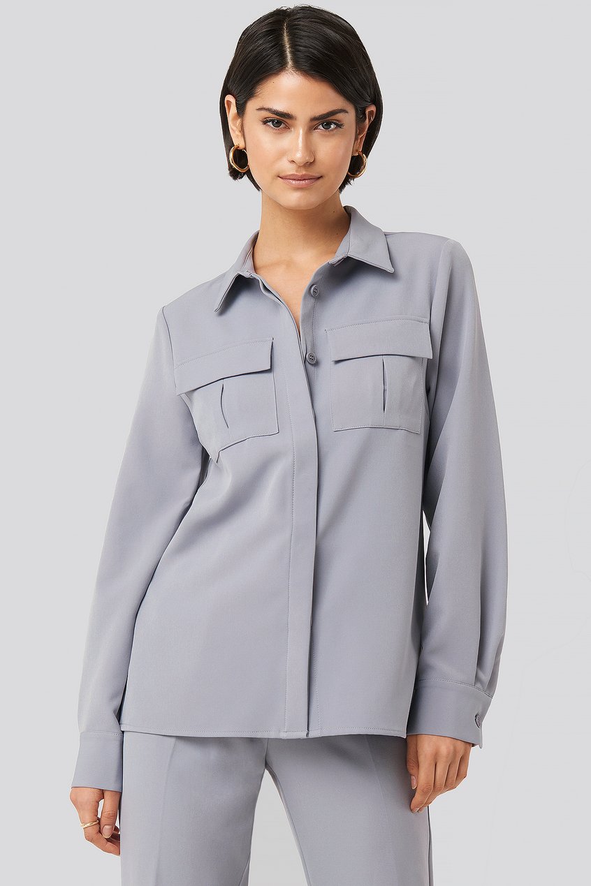 Special Prices Chemises | Straight Fitted Overshirt - OB14872
