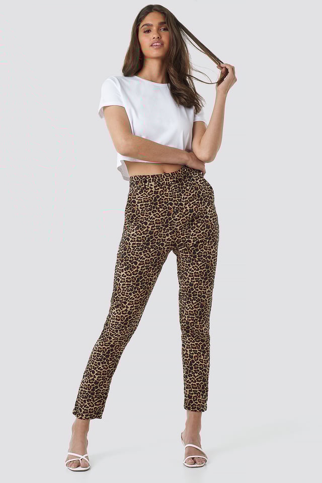 Straight Leo Pants Leoprint
