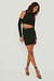 Strap Details Mini Skirt