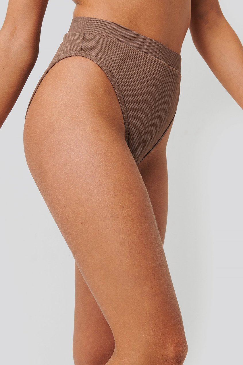 Schwimm & Strandbekleidung Bikini Unterteile | Structured Edge Maxi Highwaist Panty - BA45674