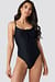 Structured Front Drawstring Swimsuit