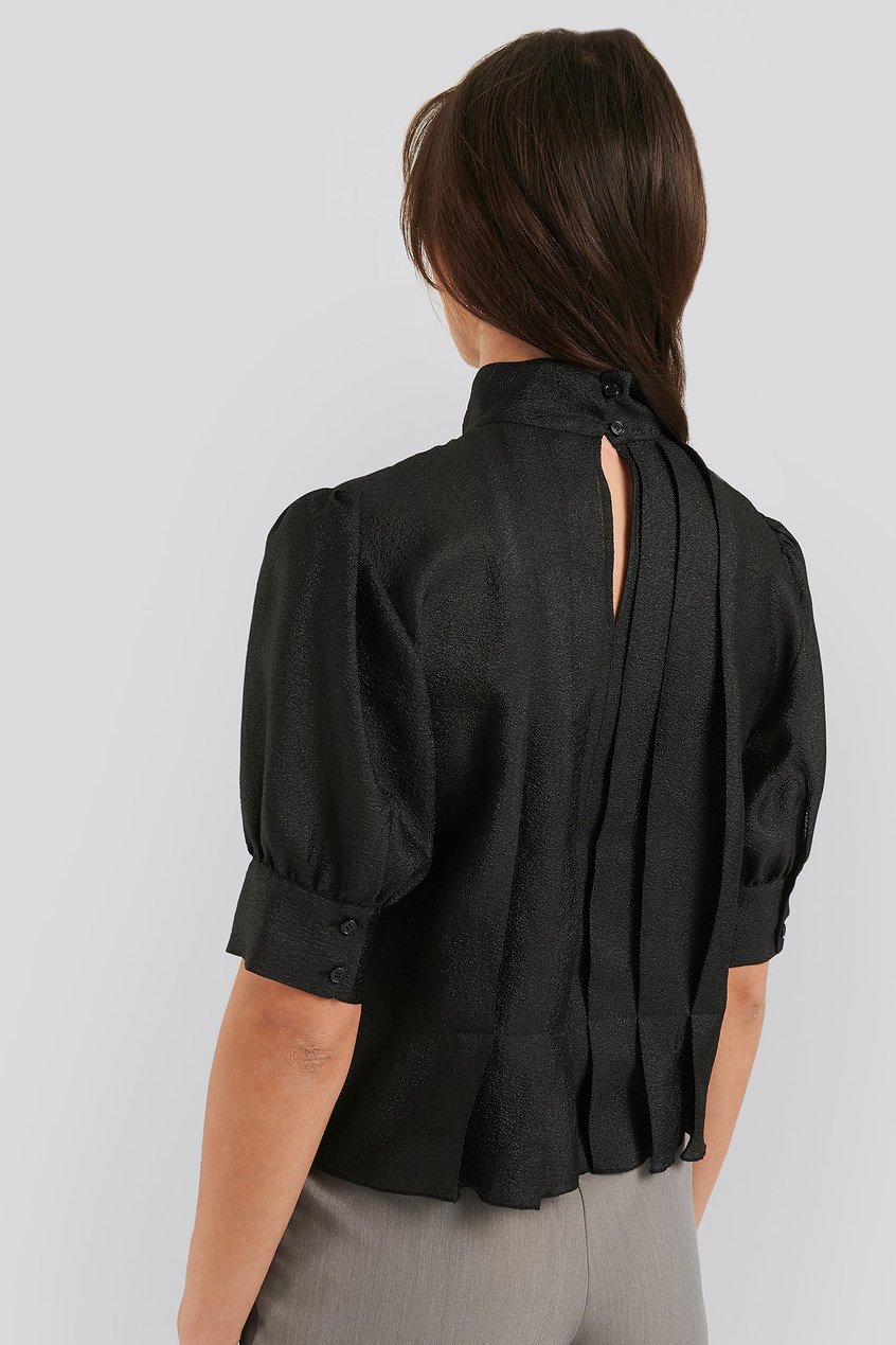 Chemises | Blouses Blouses | Structured Organza Gathered Blouse - LY78023
