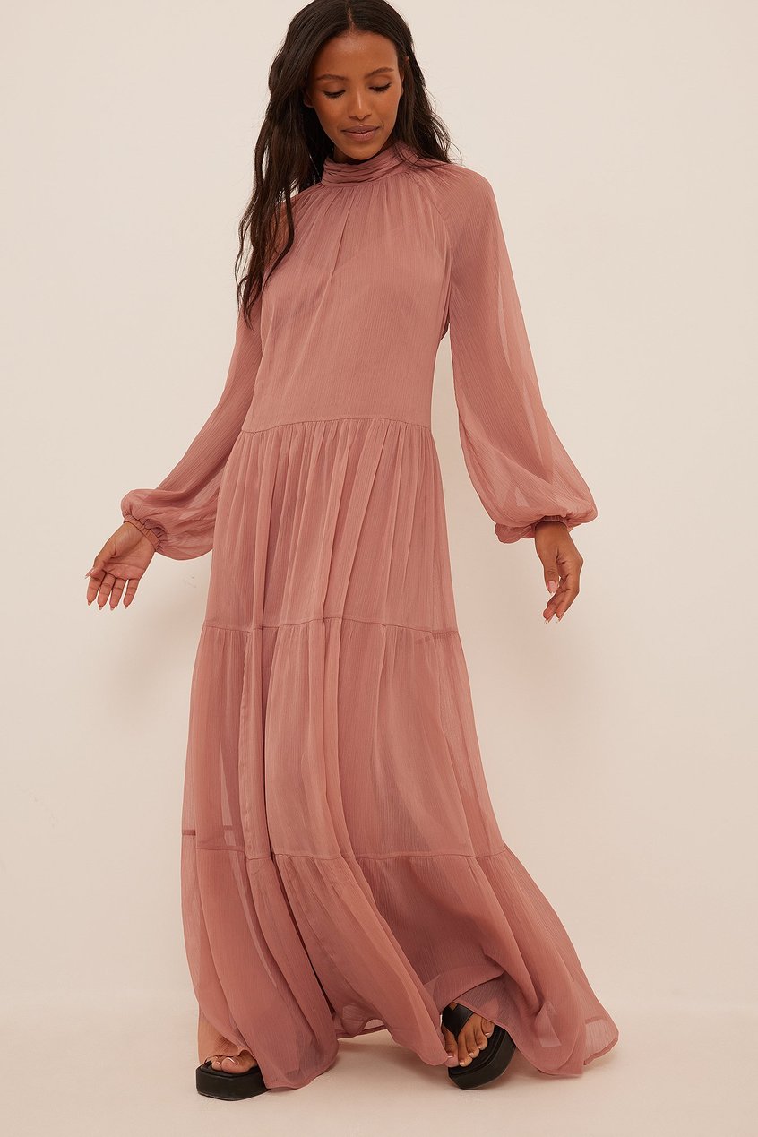Robes Robes maxi d'été | Structured Sheer Maxi Dress - MC29678